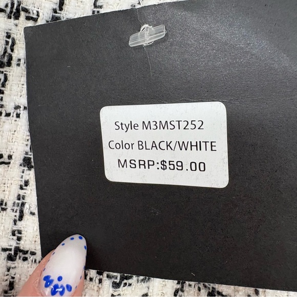 NWT MARC NEW YORK • Plaid Tweed Skirt - Picture 4 of 5